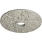 Ekena Millwork Norwich Ceiling Medallion (Canopies up to 4 1/2"), 18"OD x 3 1/2"ID x 1 3/8"P, Pot of Cream Crackle CM18NOPCC - alternate 2